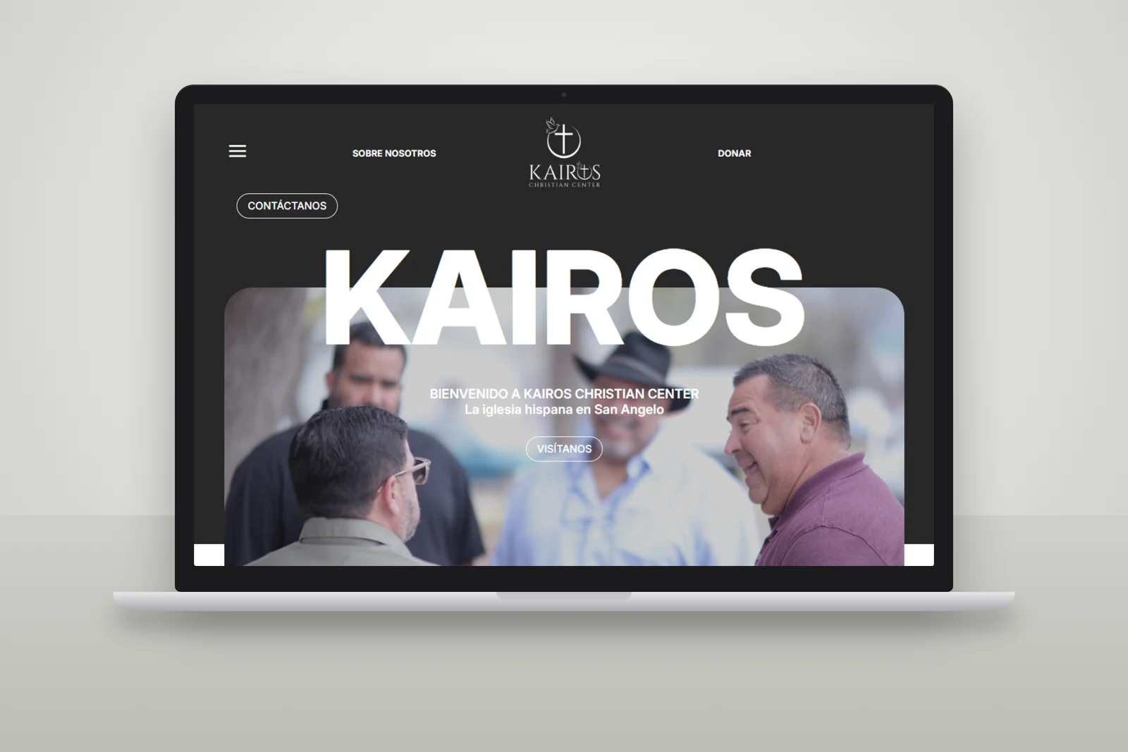 Kairos Christian Center church website by The Lions Media